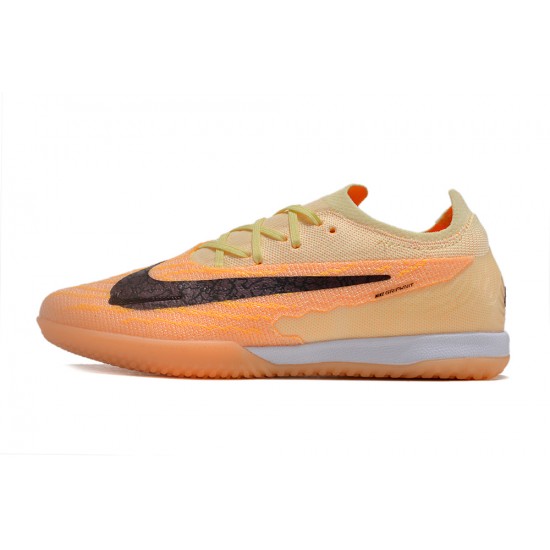 Where Can I Buy Nike Phantom GX Elite IC Blank Orange White Low-top Footballboots For Men For Sale