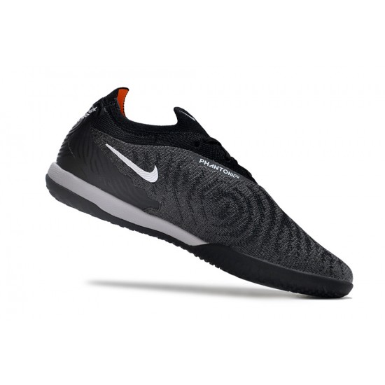 Shop the latest Nike Phantom GX Elite IC Gray Orange Blank White Low-top Footballboots For Men Sale