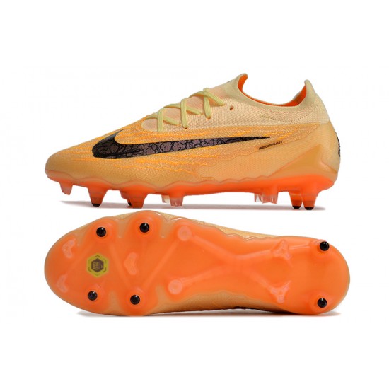 Buy And Seller Nike Phantom GX Elite Link PRO SG Anti Clog Apricot Black Low-top Footballboots For Men Shop