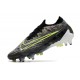 Order To Buy Nike Phantom GX Elite Link PRO SG Anti Clog Blank Gray Yelloe Low-top Footballboots For Men On Sale