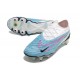 Click To Order Nike Phantom GX Elite Link PRO SG Anti Clog Blue White Pink Low-top Footballboots For Men For Sale