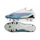 Click To Order Nike Phantom GX Elite Link PRO SG Anti Clog Blue White Pink Low-top Footballboots For Men For Sale