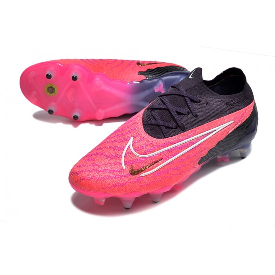 Shop Now Nike Phantom GX Elite Link PRO SG Anti Clog Pink Black Low-top Footballboots For Men Online Shop