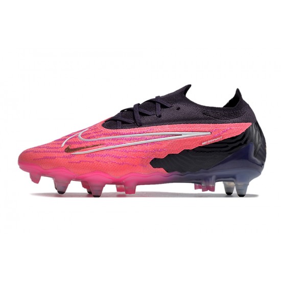 Shop Now Nike Phantom GX Elite Link PRO SG Anti Clog Pink Black Low-top Footballboots For Men Online Shop