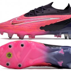 Nike Phantom GX Elite Link PRO SG Anti Clog Pink Black Low-top Footballboots For Men 