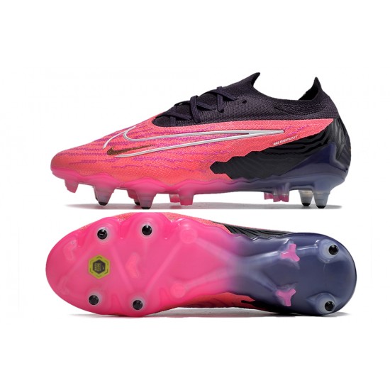 Shop Now Nike Phantom GX Elite Link PRO SG Anti Clog Pink Black Low-top Footballboots For Men Online Shop