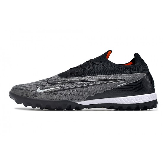 Buy And Seller Nike Phantom GX Elite TF Gray Orange Blank White Low-top Footballboots For Men Online