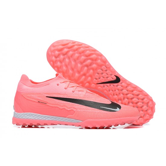 Nike Phantom GX Elite TF Low Soccer Cleats Peach Black Grey For Men 