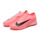 Nike Phantom GX Elite TF Low Soccer Cleats Peach Black Grey For Men 