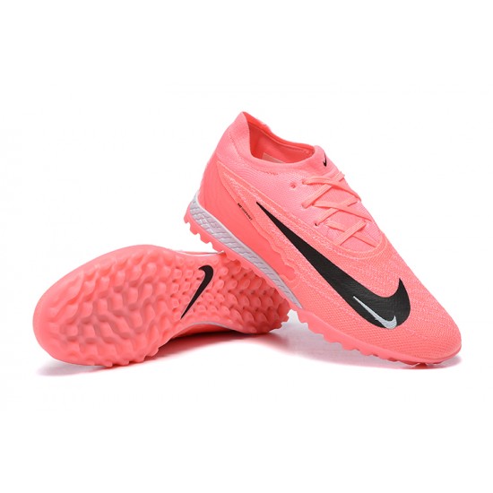 Nike Phantom GX Elite TF Low Soccer Cleats Peach Black Grey For Men 