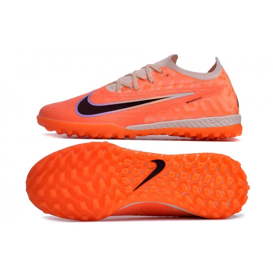 Sell Like Wild Fire Nike Phantom GX Elite TF Orange Blank Low-top Footballboots For Men On Sale