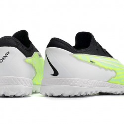 Nike React Phantom GX Pro TF White Green Black Low-top Footballboots For Men 