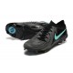 Nike Phantom Luna Elite FG Black Ltblue Low Soccer Cleats