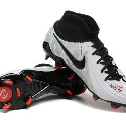 Nike Phantom Luna Elite FG Grey Black Red High Soccer Cleats