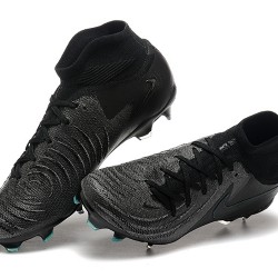 Nike Phantom Luna Elite FG High Top All Black Soccer Cleats For Men 