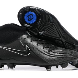 Nike Phantom Luna Elite FG High Top Black White Soccer Cleats For Men 