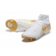 Nike Phantom Luna Elite FG High Top Gold White Soccer Cleats For Men