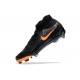 Nike Phantom Luna Elite FG High Top Soccer Cleats Black Orange For Men