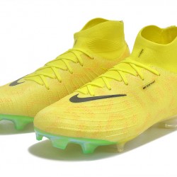 Nike Phantom Luna Elite FG High Top Yellow Black Soccer Cleats For Men And Women 