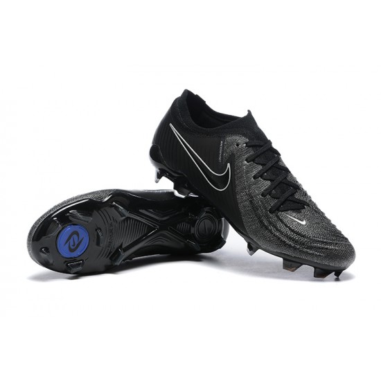 Exceptional Quality Nike Phantom Luna Elite FG Low All Black Soccer Cleats For Men Shop