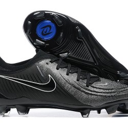 Nike Phantom Luna Elite FG Low All Black Soccer Cleats For Men 