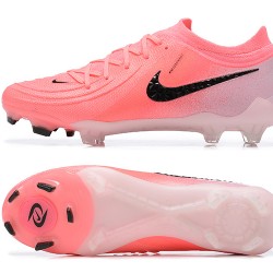 Nike Phantom Luna Elite FG Low Black Pink Soccer Cleats For Men 