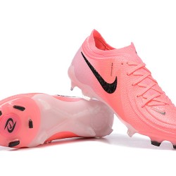 Nike Phantom Luna Elite FG Low Black Pink Soccer Cleats For Men 