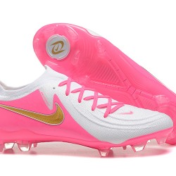 Nike Phantom Luna Elite FG Low Peach White Gold Soccer Cleats For Men 