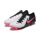 Nike Phantom Luna Elite FG Low Pink Black White Soccer Cleats For Men
