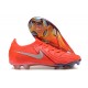 Nike Phantom Luna Elite FG Low Soccer Cleats Red Silver For Men And Women