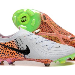 Nike Phantom Luna Elite FG Low White Green Soccer Cleats For Men 