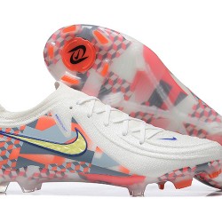 Nike Phantom Luna Elite FG Low White Orange Yellow Soccer Cleats For Men 