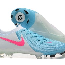 Nike Phantom Luna Elite FG Ltblue Beige Pink Low Soccer Cleats