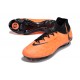 Nike Phantom Luna Elite NU FG Black Orange High Soccer Cleats