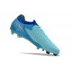 Nike Phantom Luna Elite NU FG Ltblue Blue Pink Low Soccer Cleats