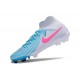 Nike Phantom Luna Elite NU FG Ltblue Pink Grey High Soccer Cleats