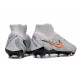 Nike Phantom Luna Elite NU FG Orange And Grey Black High Soccer Cleats