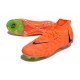 Nike Phantom Luna Elite NU FG Orange Black Green High Soccer Cleats
