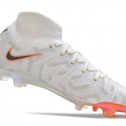 Nike Phantom Luna Elite NU FG Orange Grey Black White High Soccer Cleats