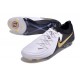 Nike Phantom Luna Elite NU FG White Black Gold Low Soccer Cleats
