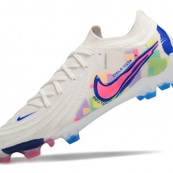 Nike Phantom Luna Elite NU FG White Blue Pink Low Soccer Cleats