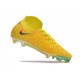 Nike Phantom Luna Elite NU FG Yellow Black High Soccer Cleats