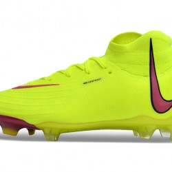 Nike Phantom Luna Elite NU FG Yellow Brown High Soccer Cleats