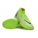 Nike Phantom Luna Elite TF High Top Green Black Soccer Cleats For Men And Women