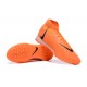 Nike Phantom Luna Elite TF High Top Orange Black Soccer Cleats For Men