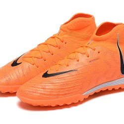 Nike Phantom Luna Elite TF High Top Orange Black Soccer Cleats For Men 