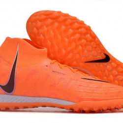 Nike Phantom Luna Elite TF High Top Orange Soccer Cleats For Men And Women 