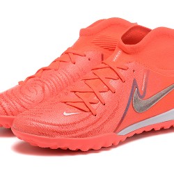 Nike Phantom Luna Elite TF High Top Peach Soccer Cleats For Men 