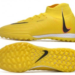 Nike Phantom Luna Elite TF High Top Yellow Soccer Cleats For Men And Women 
