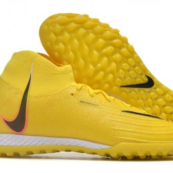 Nike Phantom Luna Elite TF High Top Yellow Soccer Cleats For Men And Women 